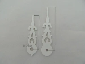 paire d'aiguille de coucou avec trou carré 3x3 mm 42 / 49 mm pour cadran 11 cm - Picture 1 of 1