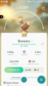 Buneary ( Flower Crown ) Pokemon Trade Go - Picture 1 of 2