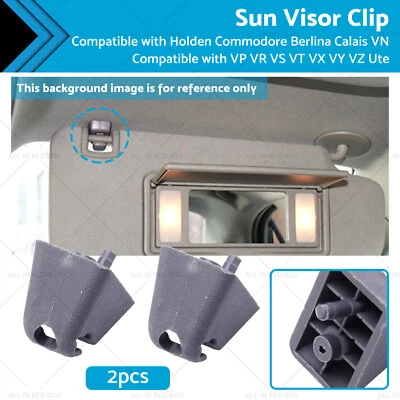 2xSun Visor Clip For Holden Commodore Berlina Calais VN VP VR VS VT VX VY VZ Ute - image 1 of 4