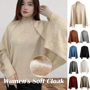 Sciarpa scialle donna cashmere aperto davanti autunno inverno esterno scialle caldo sciarpa - Foto 1 di 33