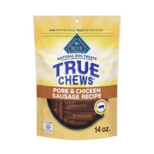 True Chews Dog Treats, Pork and Chicken Sausage Recipe, 14-oz Bag - Picture 1 of 2
