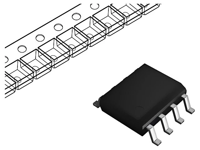IR2106STRPBF IC: driver MOSFET half bridge SO8-350-200mA 625mW Ch: 2 600V INFINE - Image 1 of 1