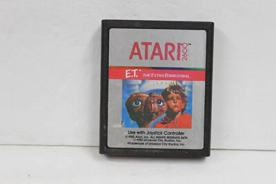 E.T. The Extra-Terrestrial (Atari 2600, 1982) Cart Only - Image 1 of 2
