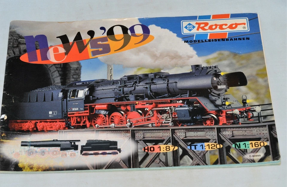 Vintage Roco Model Railways Catalogue " news '99 "  - D 80999 - Image 1 of 4