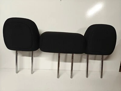 Комплект из 3 оригинальных черных тканевых подголовников задних сидений для Jeep Cherokee 2014-2023 годов выпуска - Изображение 1 из 4