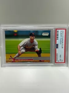 2002 STADIUM CLUB ALBERT PUJOLS ROOKIE PSA 8 #5 RC Future HOF Cardnials - Picture 1 of 2