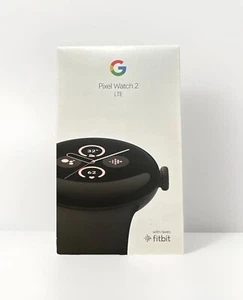 Google Pixel Watch 2 Matte Black Smartwatch w/ Obsidian Band LTE (GA04941-US) - Zdjęcie 1 z 2