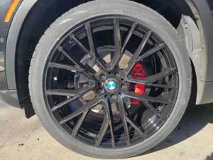 22x9.5 22x10.5 BMW X5M X6M GLOSS BLACK WHEELS TIRES E70 F15 F85 X5 X6 5x120 - Picture 1 of 3