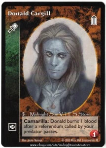 Donald Cargill Caitiff Keepers of Tradition 2018 BCP V:TES VTES Vampire CCG - Picture 1 of 1