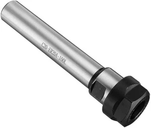 C20-ER20A-100 Straight shank Collet Chuck Holder CNC Extension Rod Lathe Milling - Picture 1 of 8