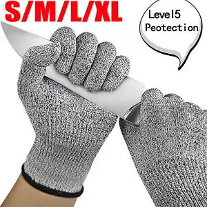 Butcher Glove Cut Proof Stab Resistant Safety Gloves Knife Butcher Meat Cutting - Picture 1 of 15