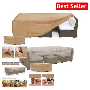 Universal Waterproof 420D Patio Furniture Covers for Large Sectionals & Tables - Picture 1 of 10