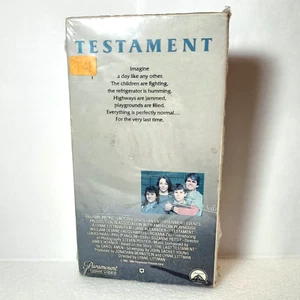 Testament 1983 Paramount VHS 1984 tested Jane Alexander nuclear war - Picture 1 of 7