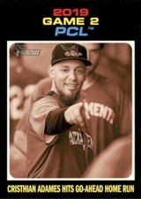 2020 Topps Heritage Minors #195 Cristhian Adames  Sacramento River Cats Baseball