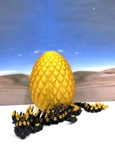 3d Printed Dragon with Egg, 12" Cherry Blossom Dragon, Fidget Toy for ADHD - Picture 1 of 10
