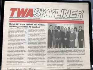 TWA Skyliner Employee Newsletter December, 1994 - Airline - Picture 1 of 2