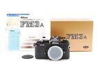 Final3079xx [PRAWIE IDEALNY- w pudełku] Nikon FM3A Czarny korpus 35mm Lustrzanka Film Camera JAPONIA