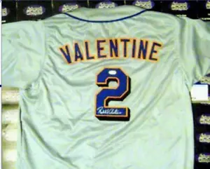 Bobby Valentine autographed Jersey (New York Mets Manager) PSA Authentication - Picture 1 of 2