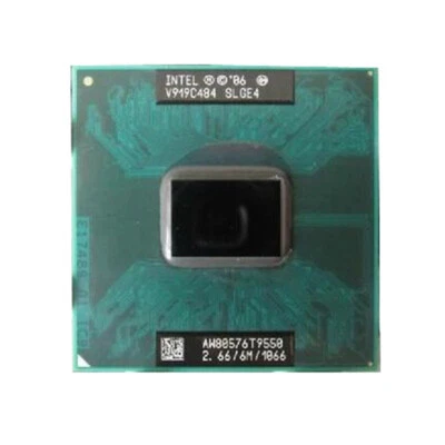 Intel Core 2 Duo T9550 SLGE4 2.66GHz 6MB 1066MHz Socket CPU Processor  - Image 1 of 2