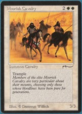 Moorish Cavalry (b Light) Arabian Nights NM White Common CARD (236262) ABUGames