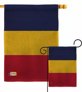 Tschad Sackleinen Garten Flagge Nationalität Deko klein Geschenk Hof Haus Banner - Bild 1 von 19