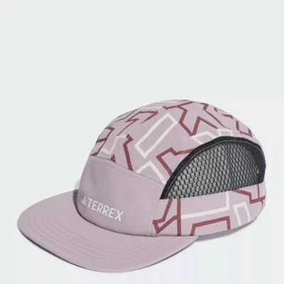 Adidas Terrex Heat.Rdy Gorra Gráfica 5 Paneles Rosa Correr Correr Correr Trail Sombrero OSFM Foto 1 de 4