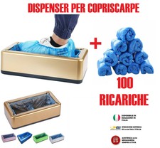 Dispenser Distributore Automatico Macchina per Calzari +100 Copriscarpe INCLUSI