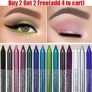 Colorful Eyeliner Pencil Eye Liner Gel Pens Long Lasting Waterpoof #AU - Picture 1 of 23