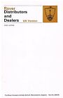 ROVER P5 SAL COUPE & P6 2000 3500 SALOON '68 SALES & SERVICE FACILITIES BOOKLET 