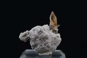 Sherrytopas & Hämatit auf Matrix / feines Mineralpräparat / Thomas Range, Utah - Bild 1 von 11