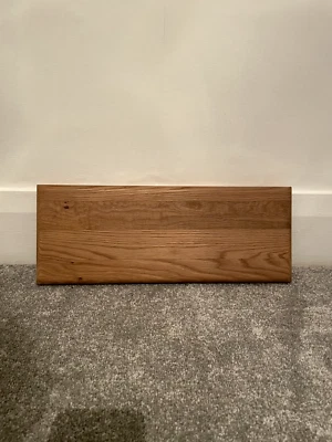 Solid Oak Kitchen Drawer / Cabinet front 15.5cm high x 40cm wide / Brand New  - Image 1 of 4