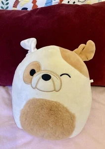 Juguete de peluche suave Brock The Bulldog 22 cm ~ Excelente estado - Imagen 1 de 6