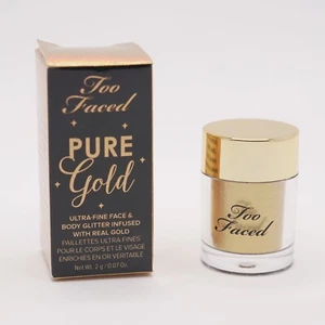 Too Faced Face & Body Glitter 0.07 oz / 2g - (Pure Gold) 248F - Picture 1 of 6