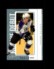 Dustin Brown 2003-04 In the Game VIP Rookie Debut