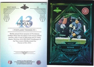 2022 Parkside NWSL Paramount Shelby Hogan Portland Thorns Next Wave Black #/449 - Picture 1 of 1