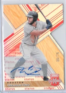 2019 Panini Elite Extra Edition Autograph Status Red Die-Cut #119 Abraham Toro - Picture 1 of 2