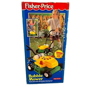 Fisher Price Toy 1996 Bubble Lawn Mower Rare Children SEALED - Picture 1 of 7