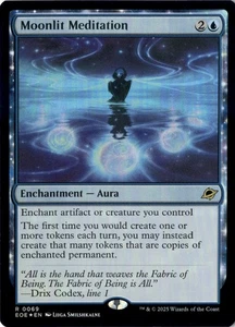 Moonlit Meditation Edge of Eternities Foil NM Magic MTG R 69 - Picture 1 of 2