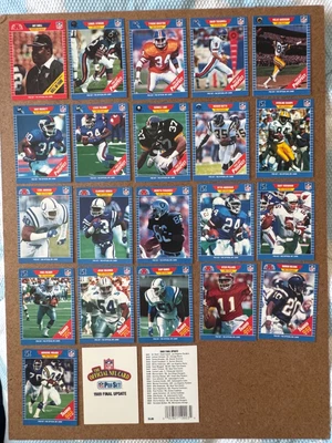 1989 Pro Set NFL Final Update SERIES 3 Complete 21 Card Set SEALED NEW Art Shell - Image 1 of 4