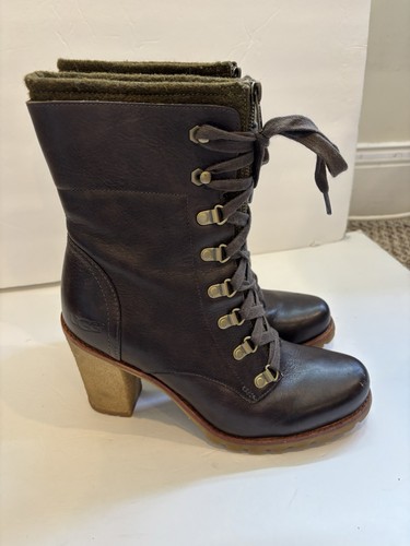 Stivaletti UGG Australia Fabrice tacco alto pelle donna tg 9 F8912F