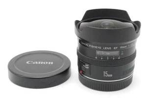 [Almost MINT] Canon EF 15mm f/2.8 Fisheye Wide Angle AF Lens From JAPAN - Picture 1 of 24