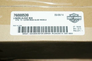 Genuine Harley Davidson Glove Box Liners 76000539 - Picture 1 of 1