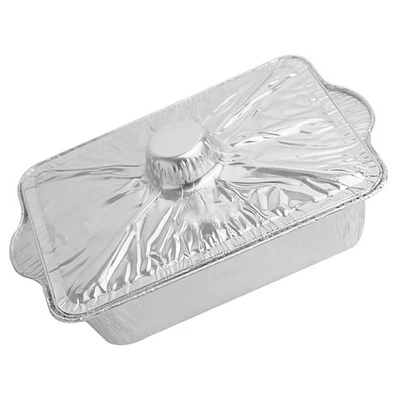  Pirofila Con Coperchio Teglie Da Forno Vassoi in Alluminio Alimenti - Immagine 1 di 4