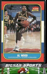Al Wood 1986-87 Fleer #128 Seattle SuperSonics - Picture 1 of 2