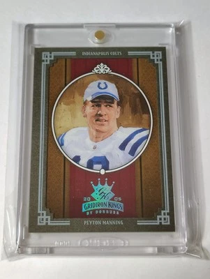 2005 Donruss Gridiron Kings #GK-20 Peyton Manning Crowning Moment Platinum 6/10  - Image 1 of 3