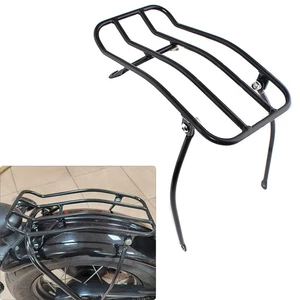 Motorcycle Rear Fender Seat Luggage Rack Fit For Triumph Bonneville Bobber black - Picture 1 of 12