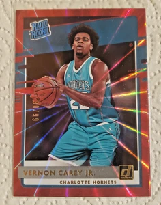 vernon carey jr donruss rated rookie hornets lazer prizm numbered 90/99 - Picture 1 of 3