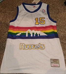 Medium Carmelo Anthony Denver Nuggets NBA Jersey Classic 1991-92 White New - Picture 1 of 2