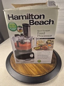 Hamilton Beach 8 Tazze Tritatutto Ciotola Coperchio Raschietto Lama Disco 2 Velocità Impulso - Foto 1 di 8