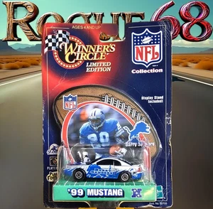 2000 Winner's Circle Silver '99 Mustang, Barry Sanders NFL Collection, MOC - Picture 1 of 4